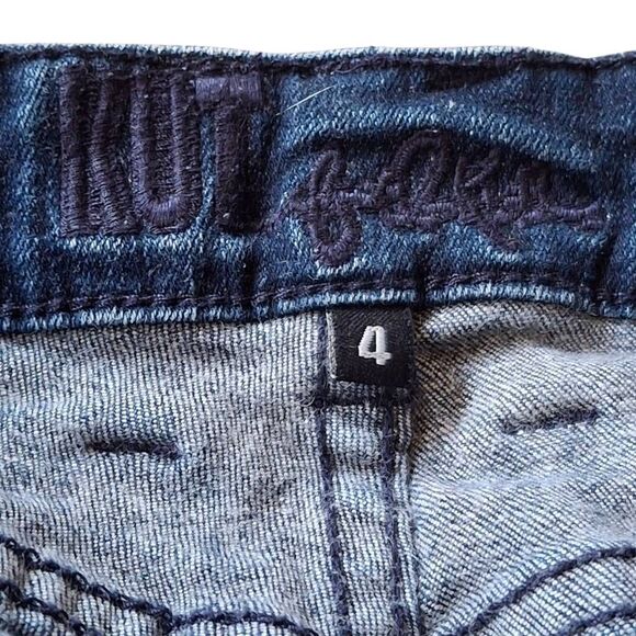 Kut From The Kloth Denim Bermuda Shorts Size 4 | Mid Rise Stretch Jean Shorts | - Picture 6 of 8